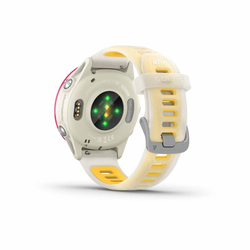 GARMIN Forerunner 570 42mm, Wifi,gps,bone/rspbry/mango GM-010-02970-42-image 6