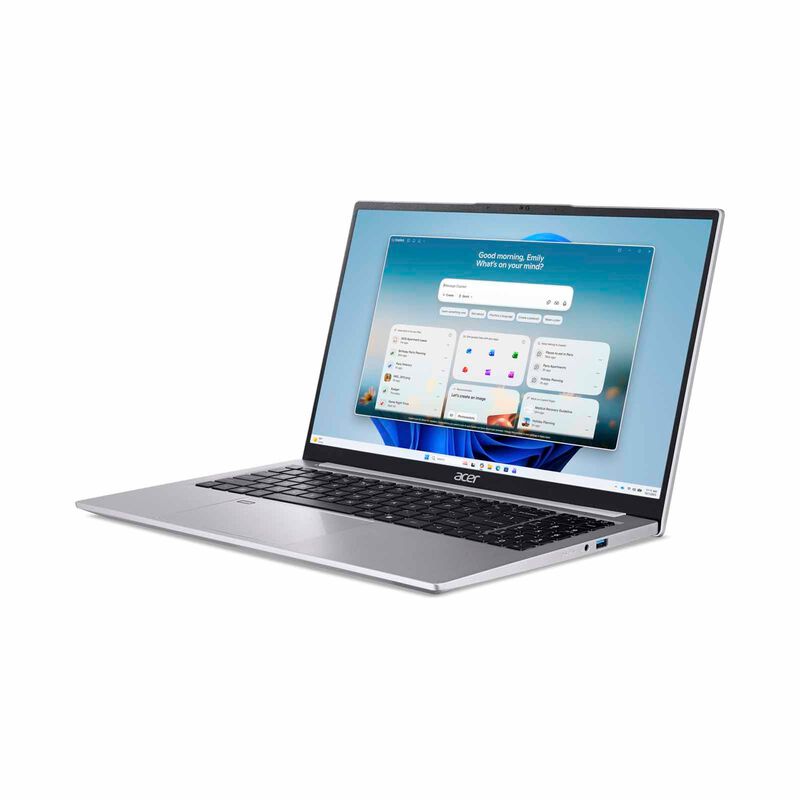 ACER 15.6in Intel Core Ultra 5 115u 16gb 512gb Ssd Win 11 Home ASPIRE GO 15 AG15-52P-50TP (PURE SILVER)-image 7