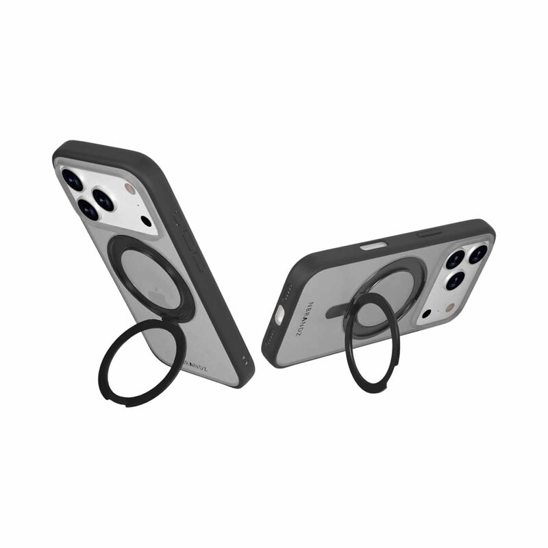 N.BRANDZ Mag360 Touch 360 Rotation Protective Case For Iphone 17 Pro-mattblack N-MAG360-IP17P-MB-image 3