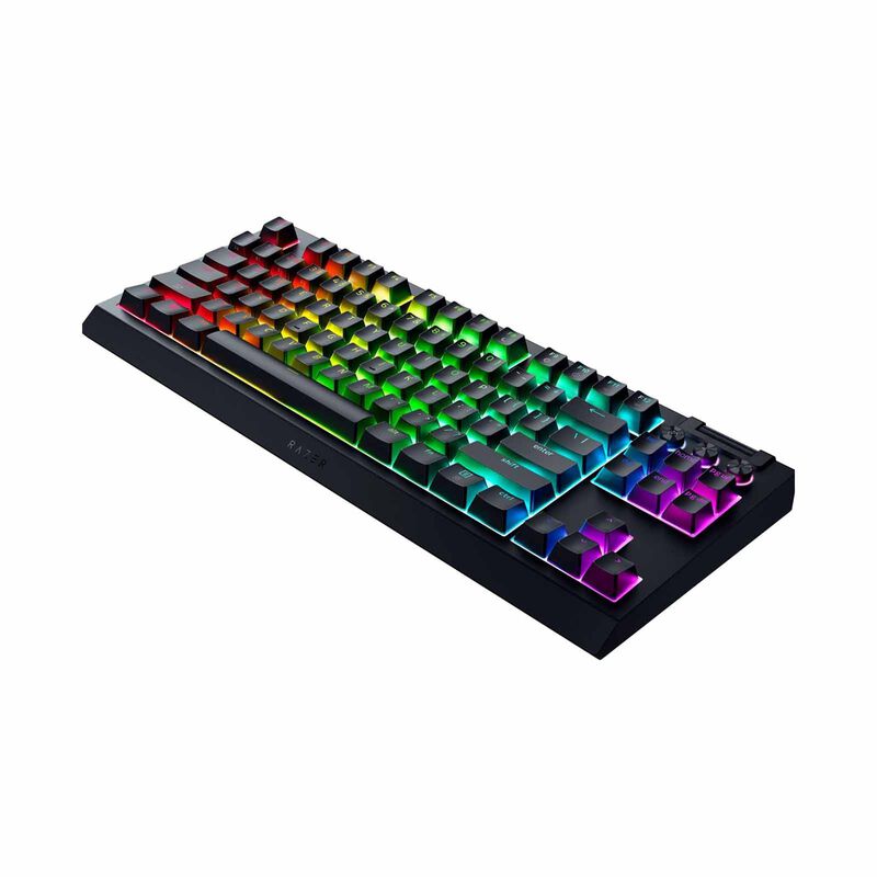 RAZER Blackwidow V4 Tenkeyless Hyperspeed - Hot-swappable Wireless Mechanical Gaming Keyboard (orange Tact RZ03-05480100-R3M1-image 2