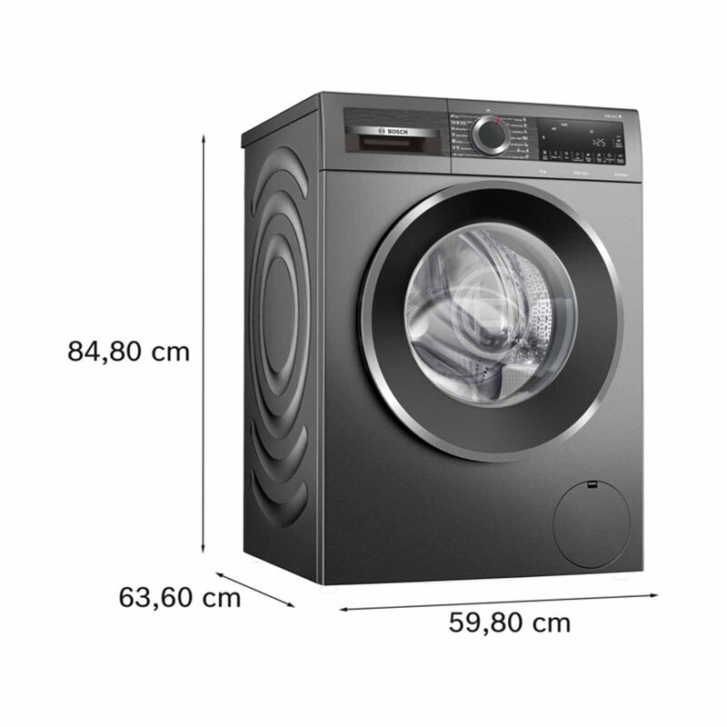 BOSCH Front Load Washer (9kg) Cast Iron WGG24401SG-image 3