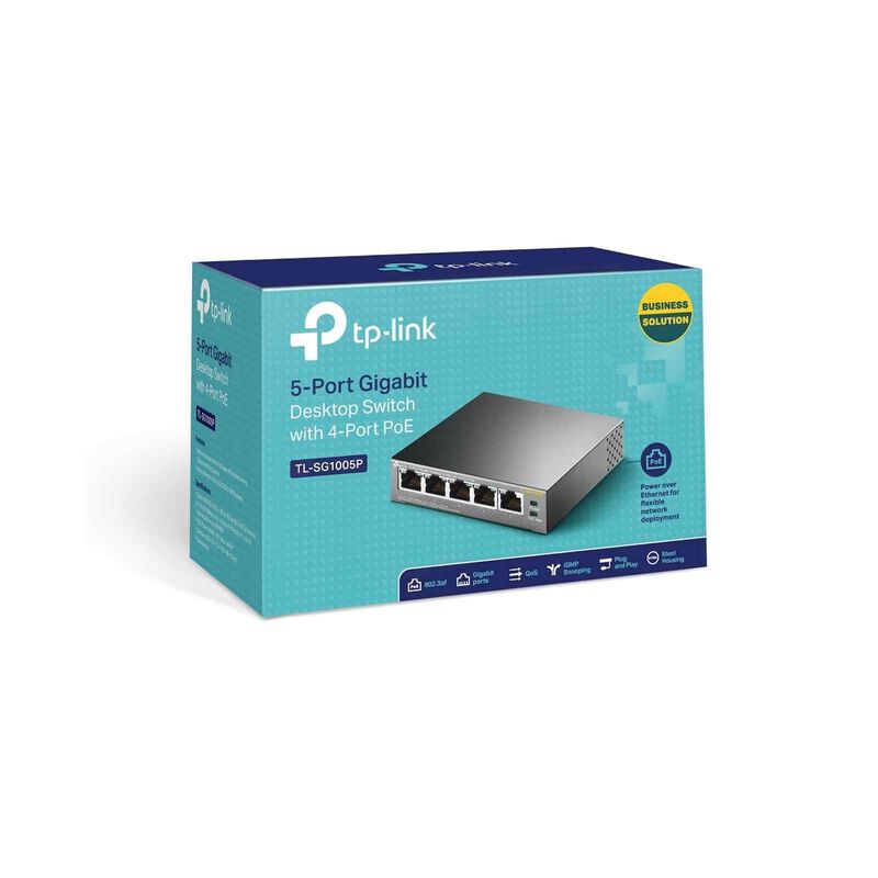 TP LINK 5-port Gigabit Desktop Poe Switch TL-SG1005P-image 5