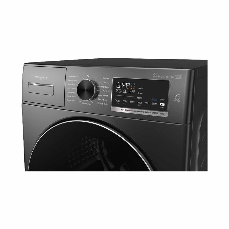 WHIRLPOOL Front Load Washer - Volcane Grey (13kg) FWHD13002GG-image 6