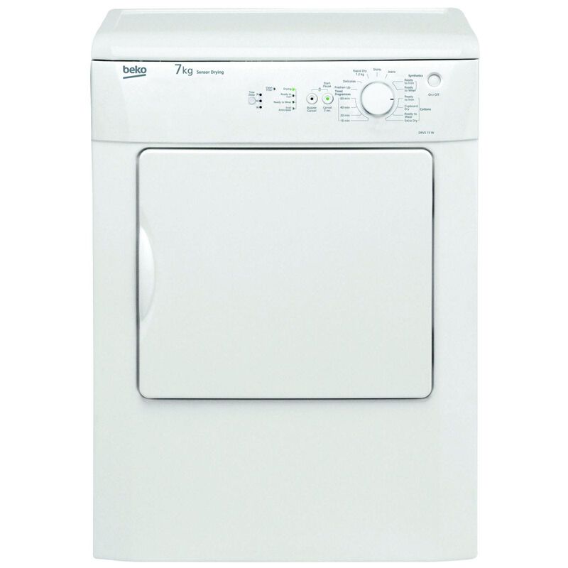 BEKO Vented Dryer (7kg) DRVS73W-image 1