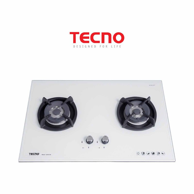 TECNO 75cm 2 Burners Glass Hob (exclude Installation) T 28TGSV OW-image 1