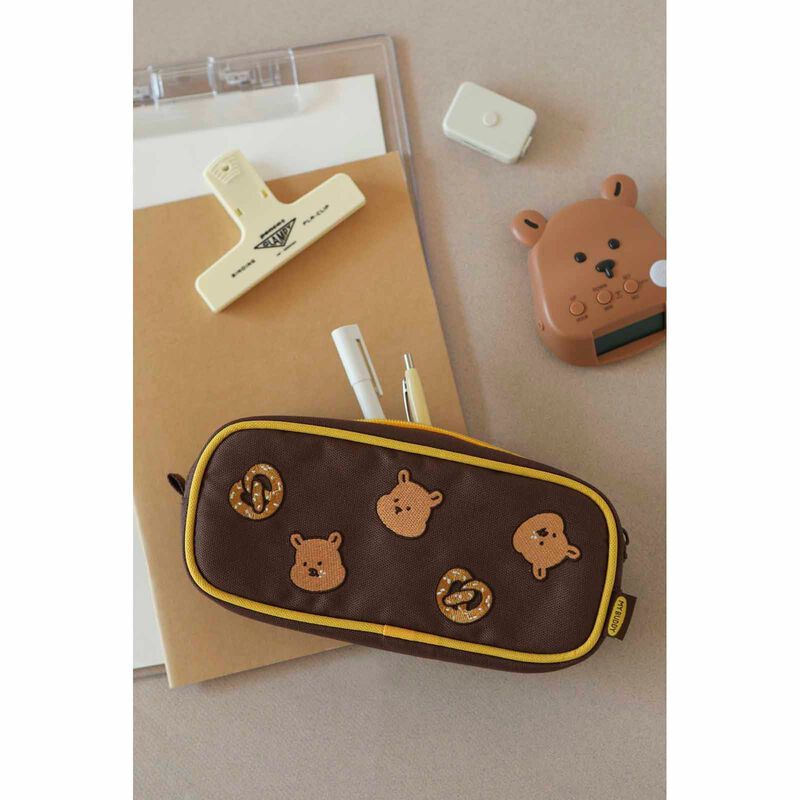DAILYLIKE Mybuddy Pencil Pouch Pretzel-image 14