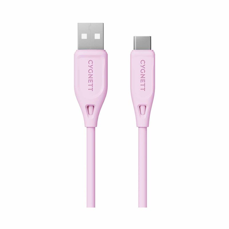 CYGNETT Charge Connect Usb-c To Usb-a (usb 2.0) Cable - Pink 1.2m CY4845PCUSA-image 1