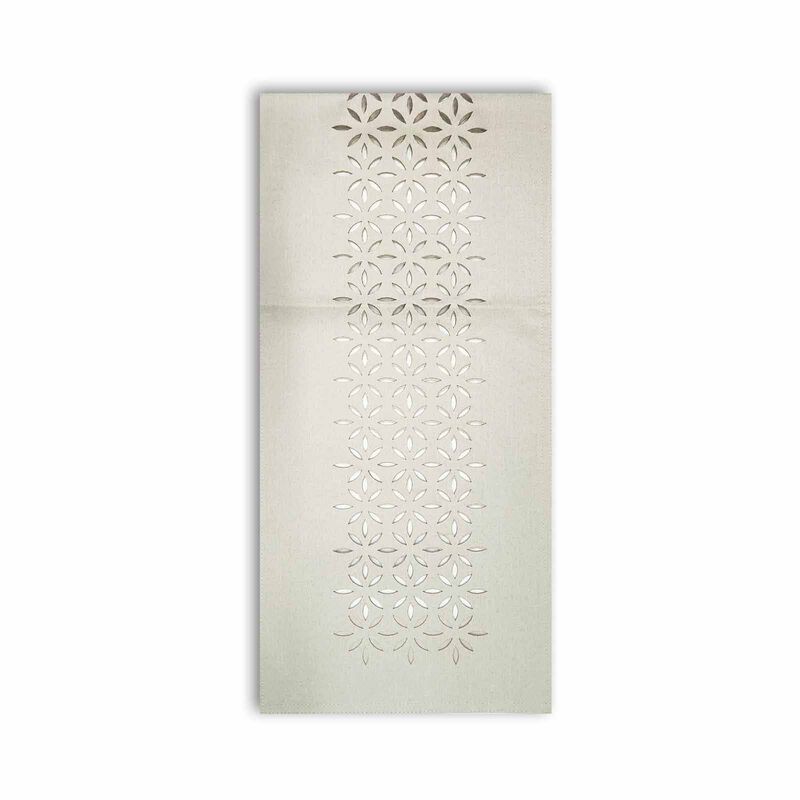 RAPEE Morocco Tablerunner Stone (online) MOROCTRSTO-image 1