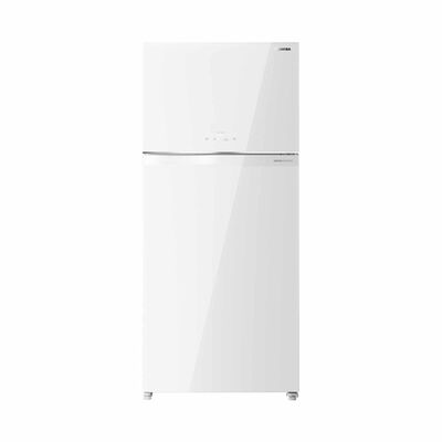TOSHIBA 2 Dr Fridge (597l) - White Glass GR-RT835WE-PGX(B5)