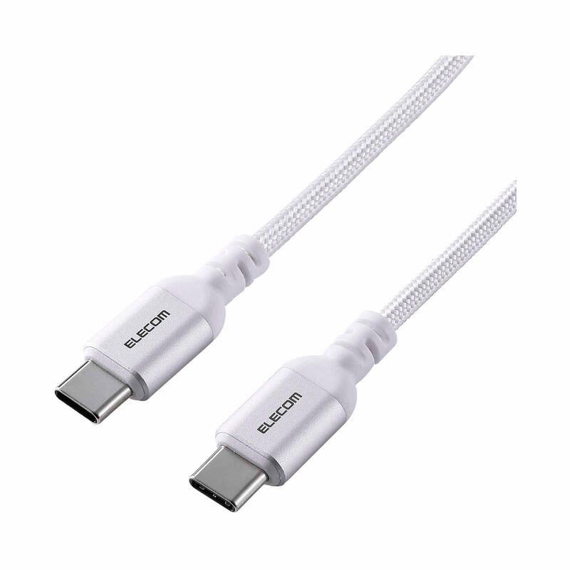 ELECOM Usb C-c Cable 100w 2m MPA-CCASAN20WH-image 1