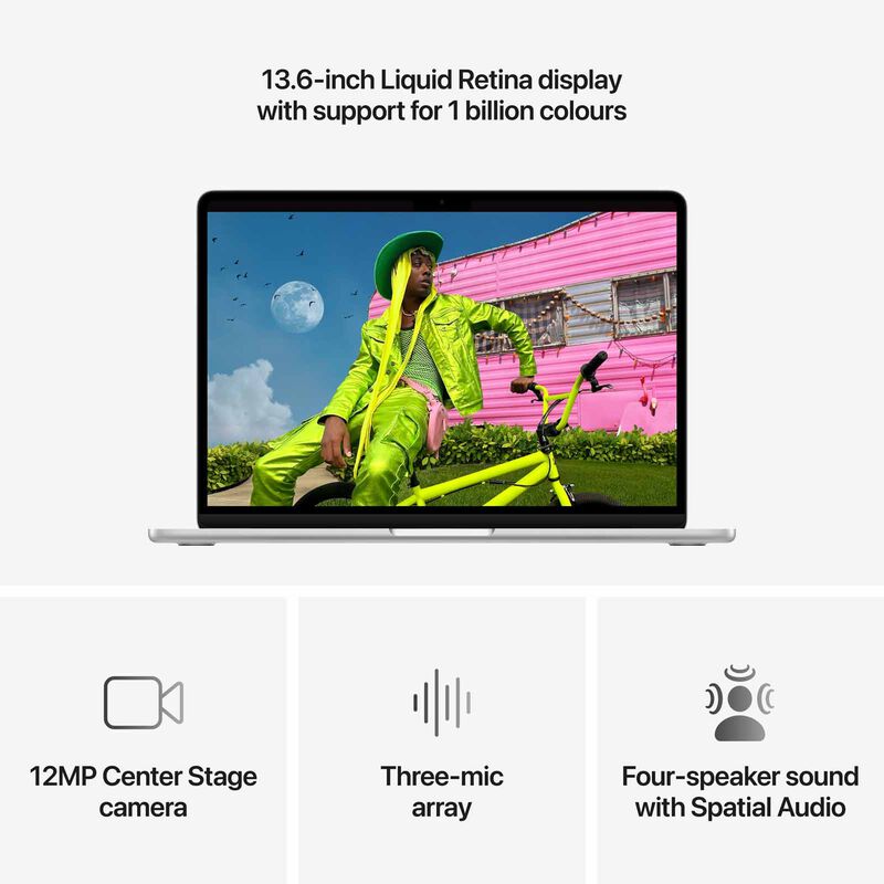 APPLE 13-inch Macbook Air: M5 Chip With 10-core Cpu And 10-core Gpu, 16gb, 1tb Ssd - Silver MDH84ZP/A-image 5