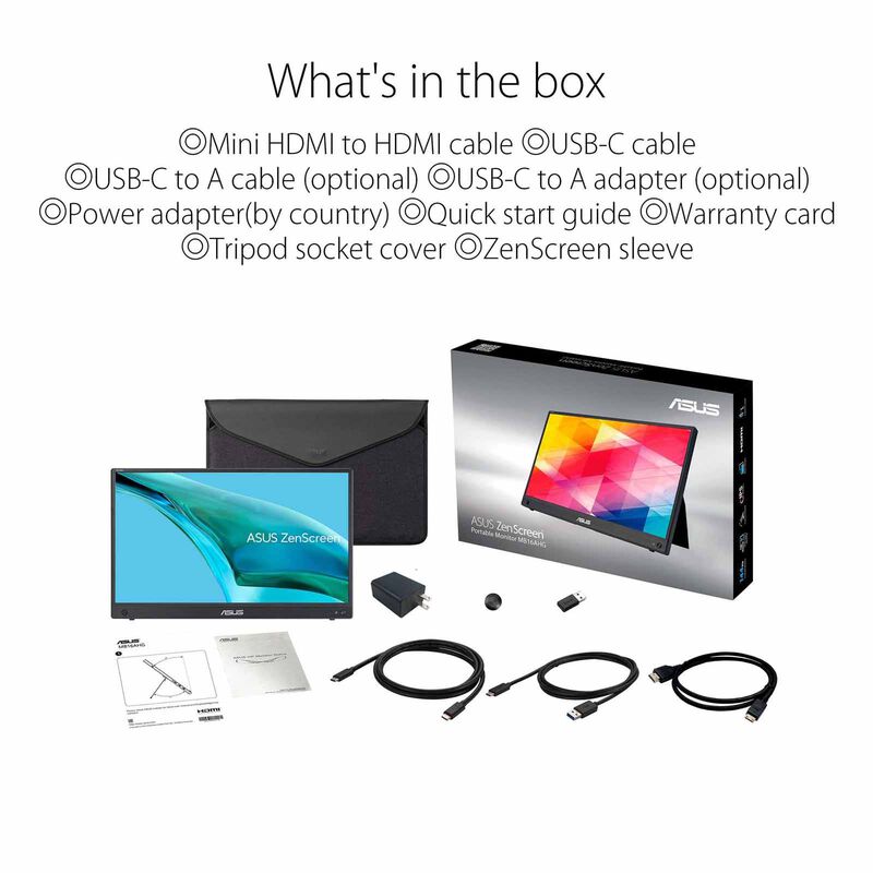 ASUS Zenscreen 15.6in Hd Portable Usb Monitor MB16AHG-image 4
