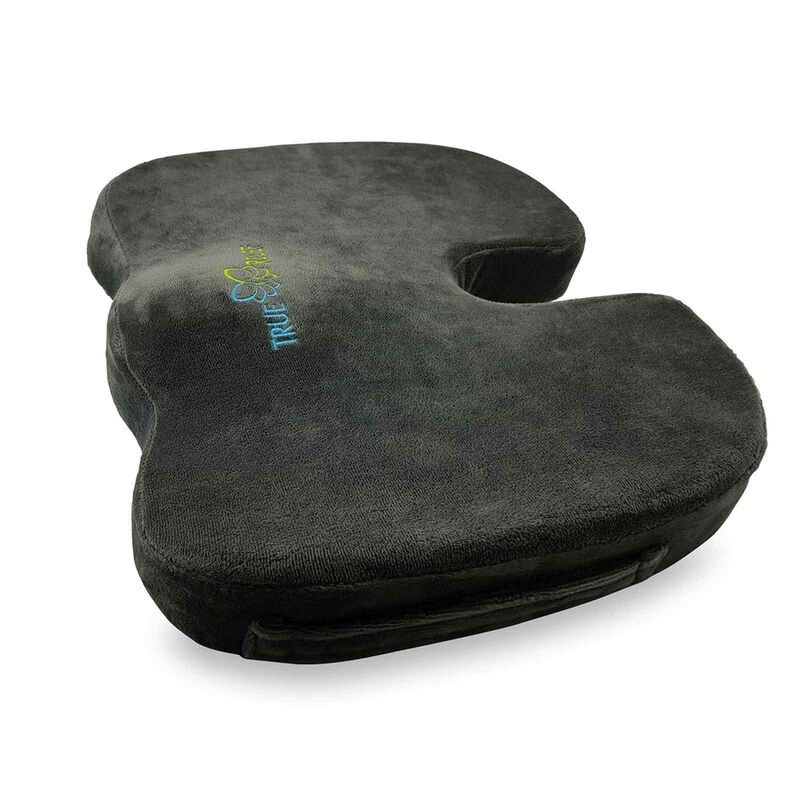 TRUE RELIE Ortho-memory Foam Seat Cushion - Charcoal Grey TRSC-CGY-image null