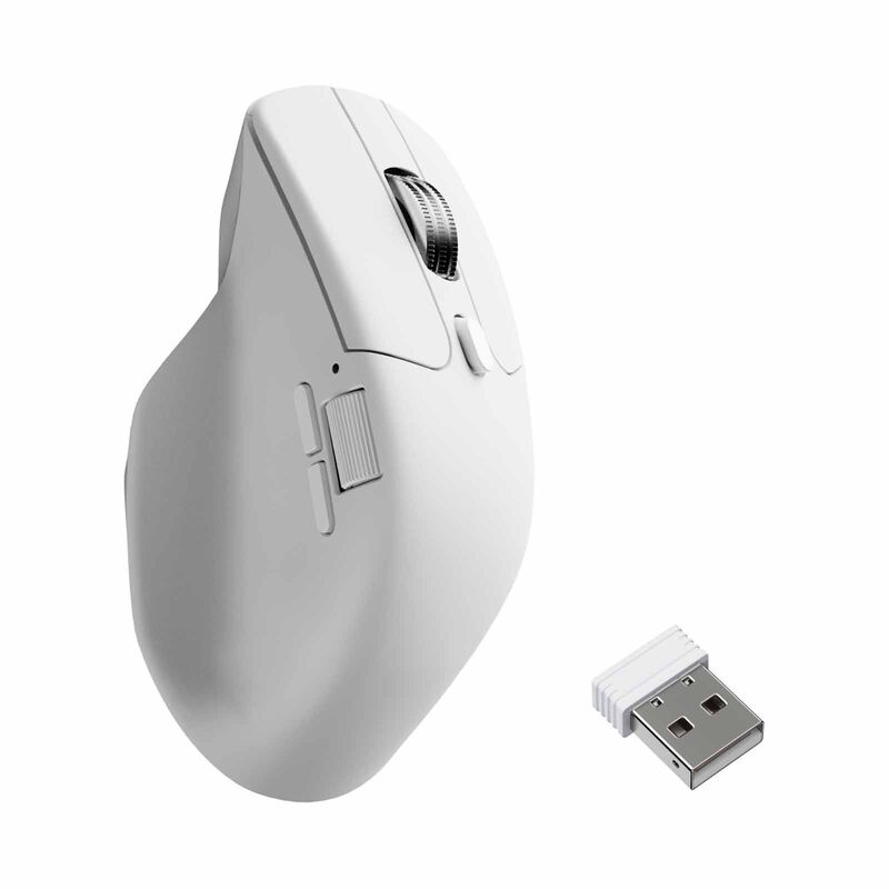 KEYCHRON M6s 8k 2.4 Ghz Wireless Mouse - White KYCN-M6S-A24-image 1