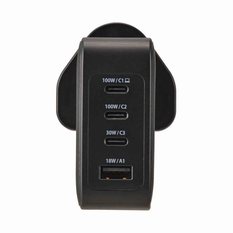 ELECOM 100w Pd Wall Charger C-3port A-1port MPA-ACAS01BFBK-image 4