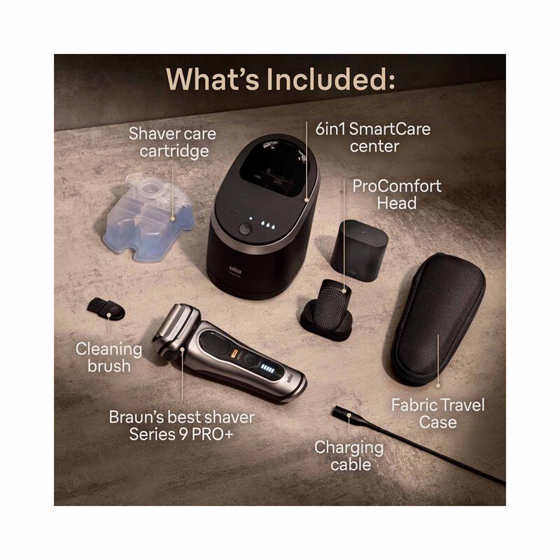 BRAUN Series 9 Pro+ Wet & Dry Shaver With Smartcare Centre 9597CC-image 5