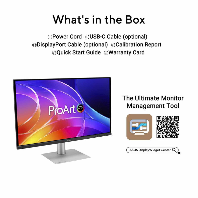 ASUS 26.5in Proart Uhd 240hz Qd-oled Monitor PA279CDV-image 10