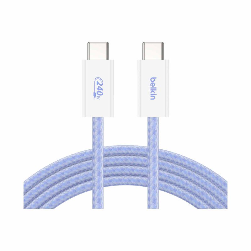 BELKIN 240watt Usb-c To C Cable 1.5m 2pack Blu CAB019QC05BL2PK-image 1