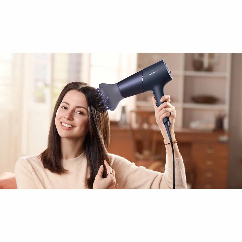 PHILIPS Series 5000 Hair Dryer (2300w) - Blue & Metallic BHD510/03-image 8