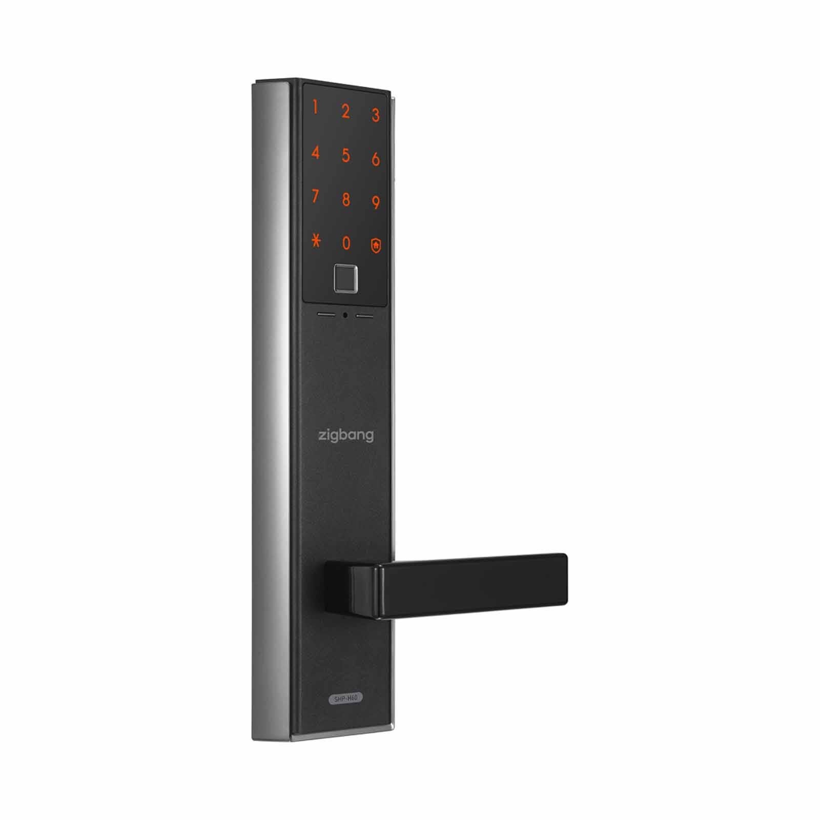 Shop ZIGBANG Digital Door Lock SHP-H60F - SILVER in Singapore