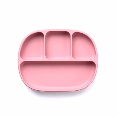 SNAPKIS Dark Pink SIL SUCTION PLATE W DIVIDER