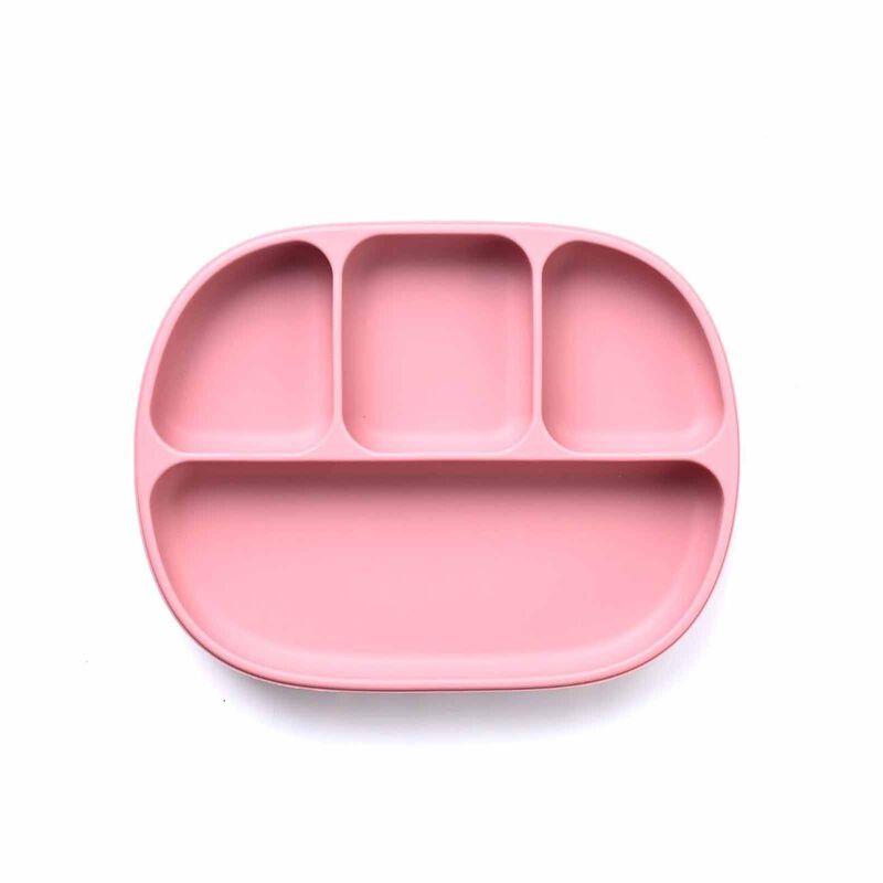 SNAPKIS Dark Pink SIL SUCTION PLATE W DIVIDER-image null