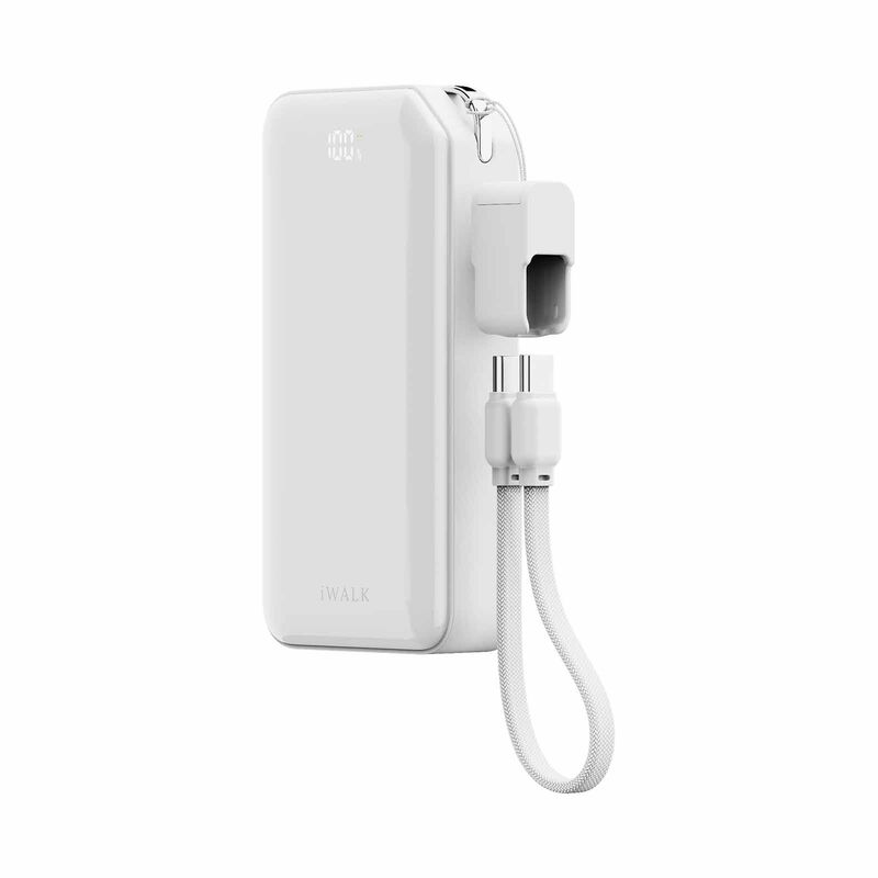 IWALK Macrogo 10000mah 30w Portable Charger With Stand White UBM001-002A-image 7