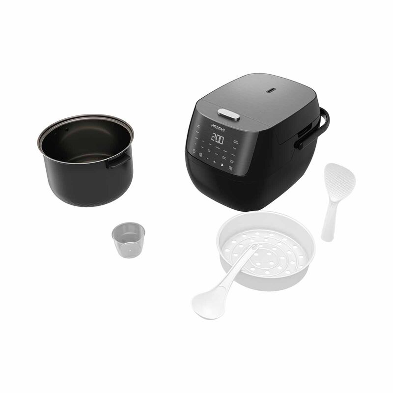 HITACHI Micom Rice Cooker (1.8l) - Black RZ-S18VN-BK-image 3