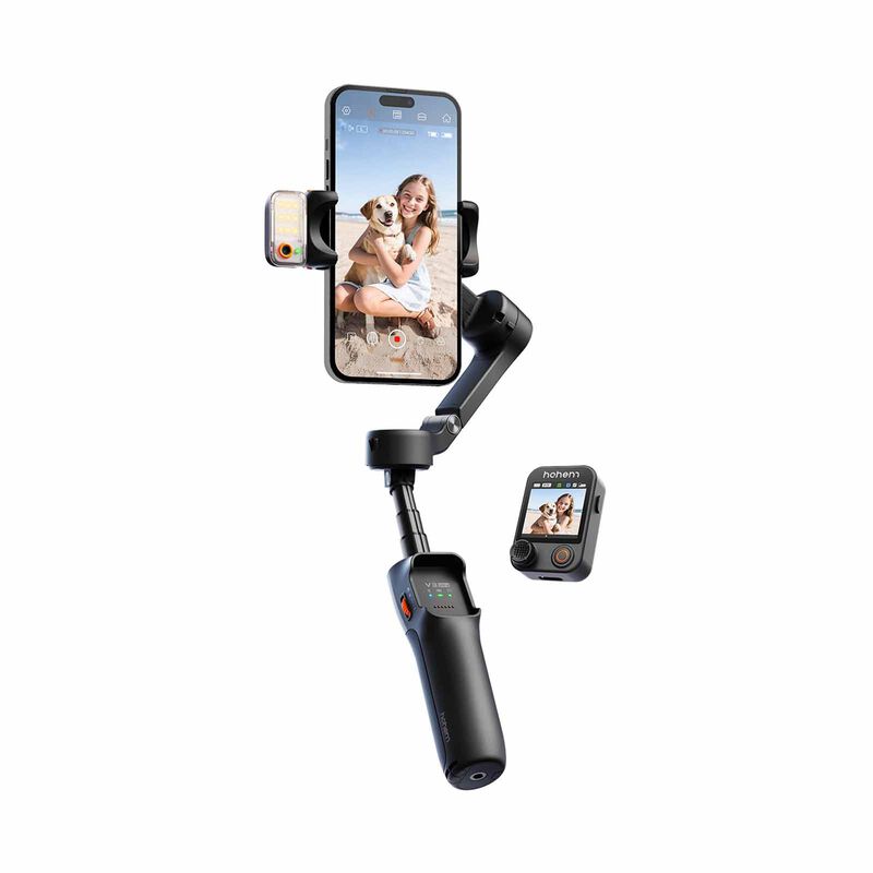HOHEM Isteady V3 Ultra 3axis Ai Smartphone Gimbal - Black HT-ISTEADY V3U BLACK-image 1