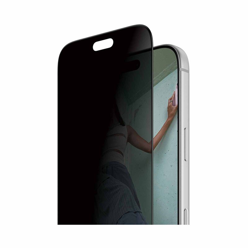 PANZERGLAS Ip18p Privacy (black Frame) Fastfit In-a-box Protector PZG-SA43091-image 3