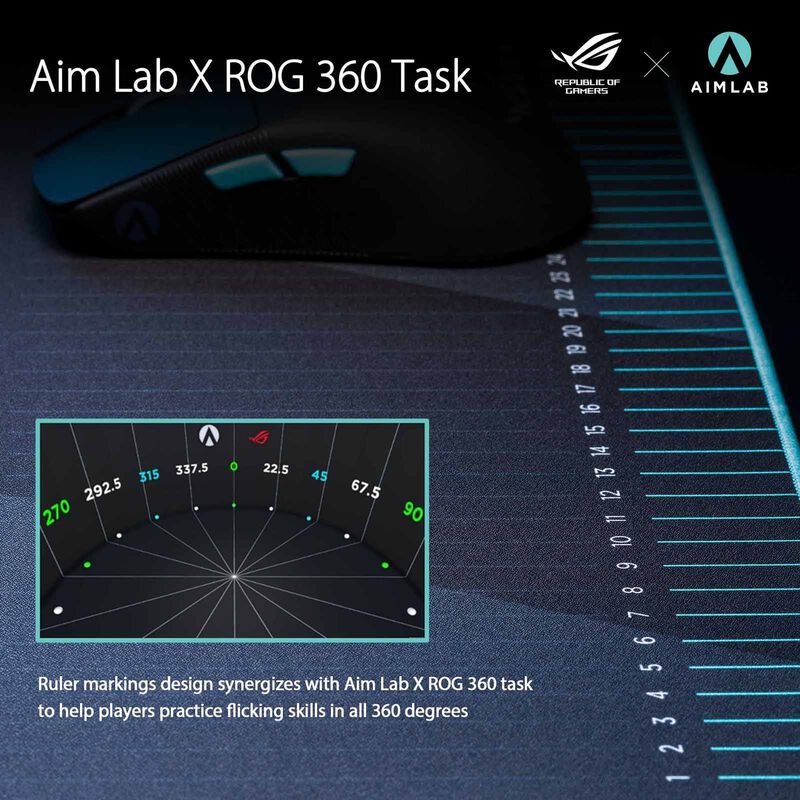 ASUS Rog Hone Ace Aimlab Edition Mousemat ROG HONE ACE AIMLAB EDITION-image 8