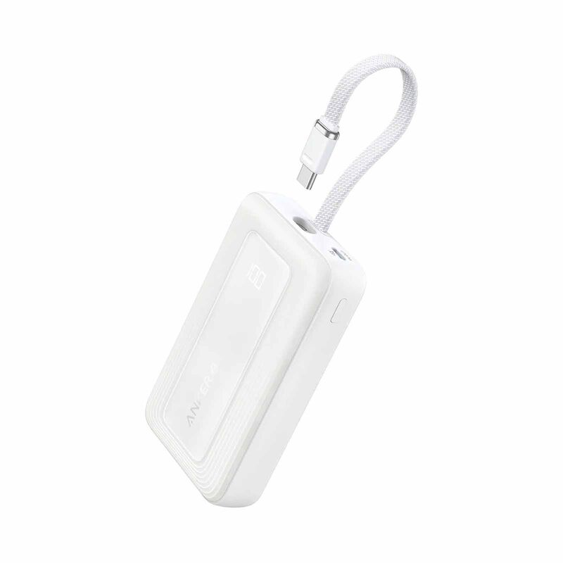 ANKER Zolo Powerbank 10k Pd 30w C Cable White A1688H21-image 1