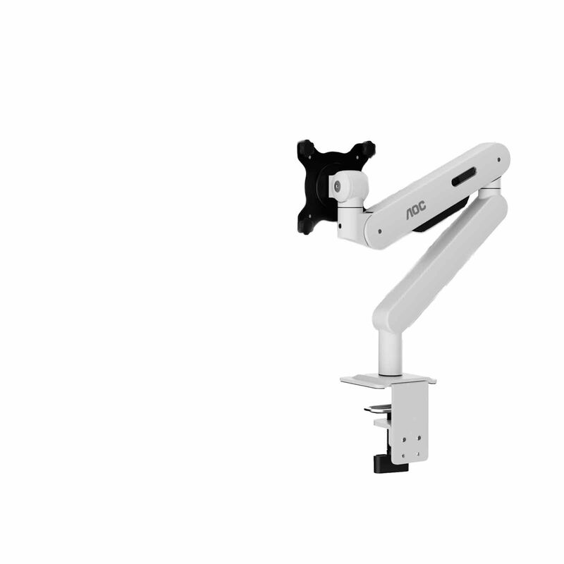 AOC Mechanical Gas Spring System Single Monitor Arm (white) AM406W-image 8