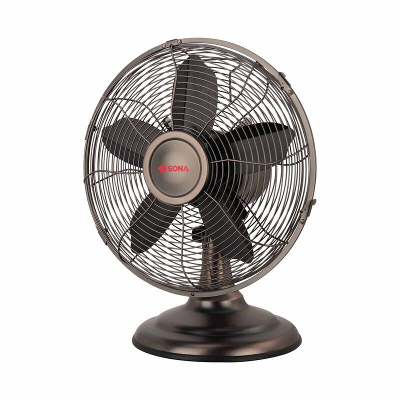 SONA 12 In Antique Desk Fan SAF6912-image 2
