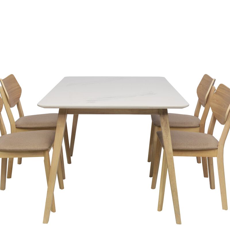5 Piece Dining Set NEW ARIAN-image 2