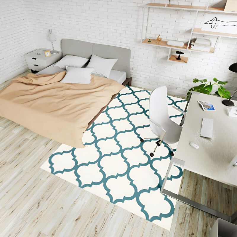 HERITAGE Blue Carpet Rug 160 X 230cm LORENZA-image 2