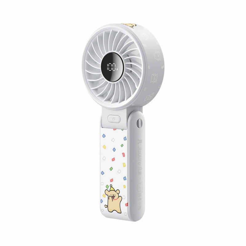 JISULIFE Handheld Fan Life7 (5000mah)-grey-maltese Edition LIFE7-GREY-MALTESE-image 2
