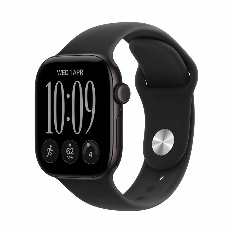 APPLE Watch Series 12 Gps + Cellular 42mm Black Aluminium Case With Black Sport Band - M/l MJG14X/A-image 2