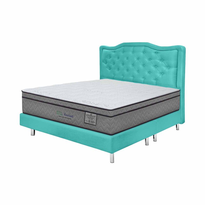 KINGKOIL Super Single Size Mattress W/ss193 Storage Divan And Headboard GREEN NATURE MOORLAND-image 2
