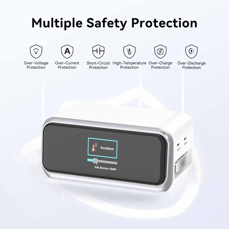 MAZER Ai Prestigegan Pd200w Desktop Charger With Retractable Cable - Silver M-AI-D200-V7-SV-image 3