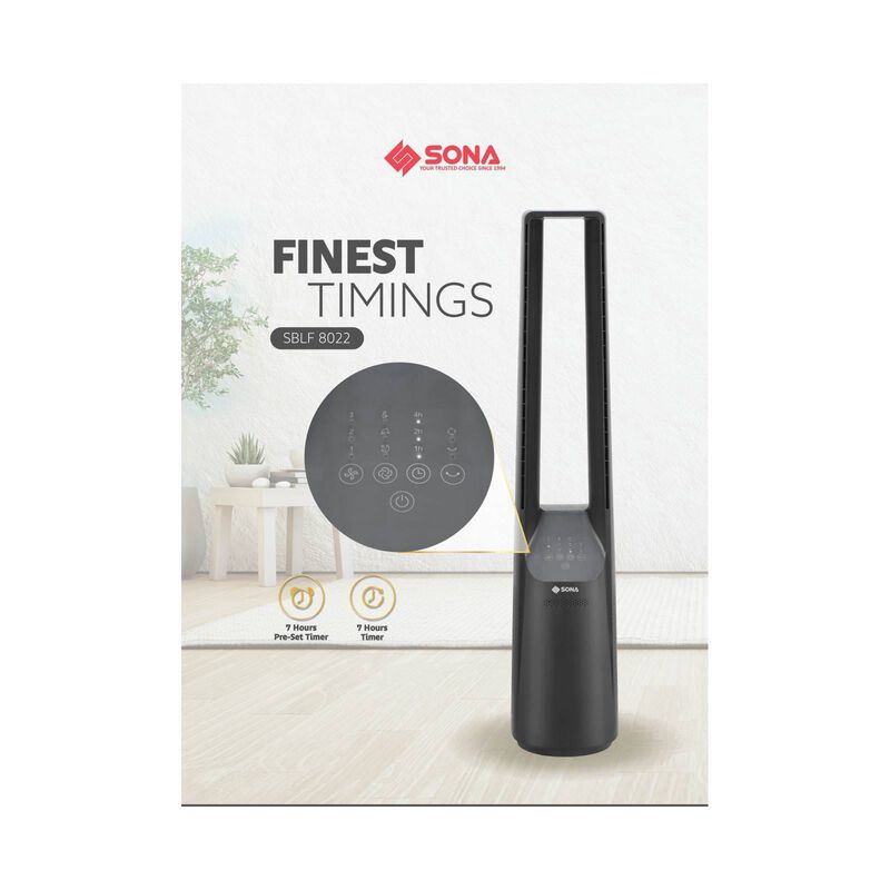 SONA Bladeless Dc Fan -black SBLF8022-image 11