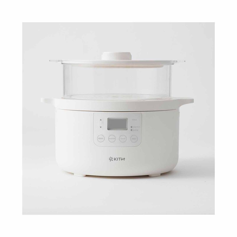 KITH Kyo 3l Electric Cooker With Bamboo Steamer MEC-3L-OW-image 5