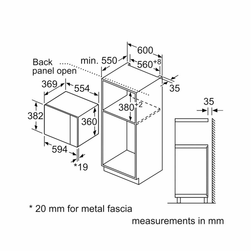 BOSCH Built-in Microwave Oven (25l) (exclude Installation) BEL554MB2M-image 10