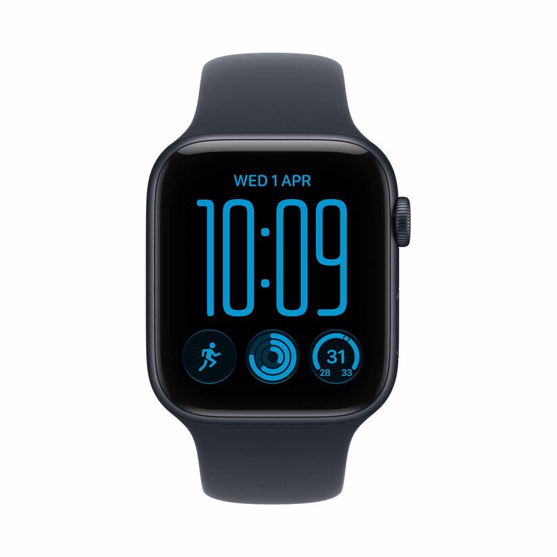 APPLE Watch Se 3 Gps + Cellular 44mm Midnight Aluminium Case With Navy Blue Sport Band - M/l MJLT4X/A-image 1