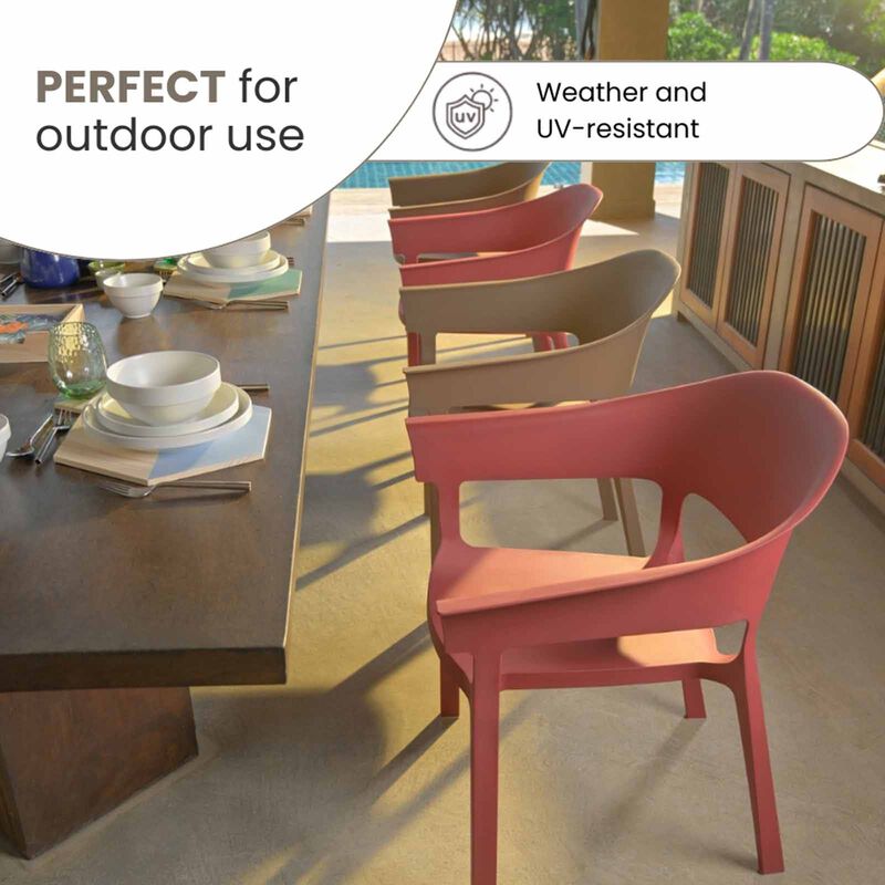 PHOENIX Kyo Chair Ruby Red66 X 63.5 X 80 Cm KYO-image 4