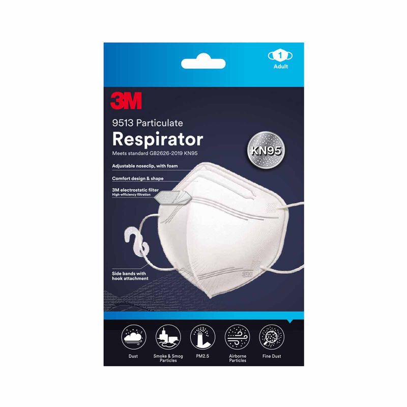 3M Kn95 Respirator (3pc Pack) 9513 3PC-image 1