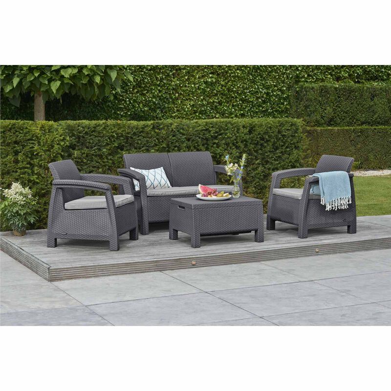 KETER Corfu Set Grey Colour (exclude Installation) D-KT-52-3505-image 5