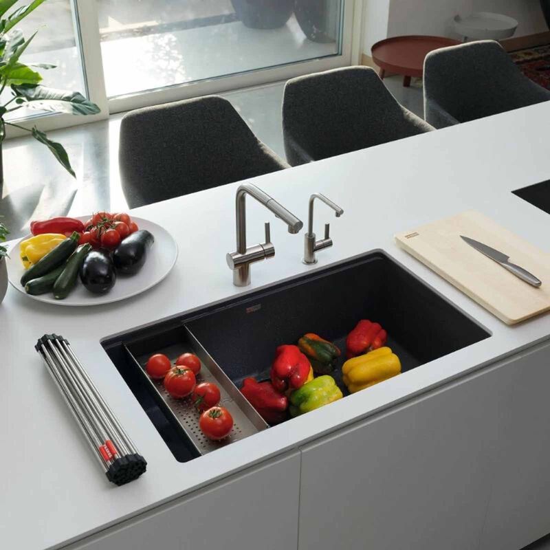 FRANKE Stainless Steel Strainer Bowl Kitchen Accessories - (suitable For Kng Sink) 230-093-image 3