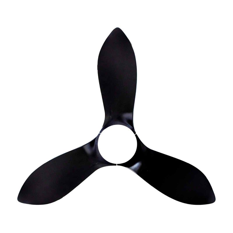 D'FAN 46 In Dc Ceiling Fan With Light (black) SPACE46-BK-image 5