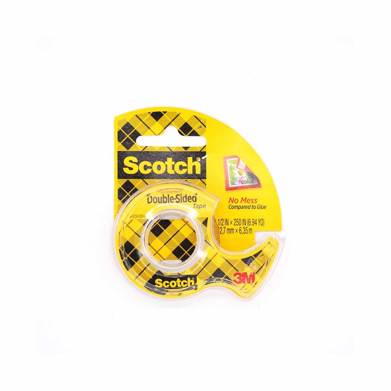3M SCOTCH Double Sided Tape 0.5 In X 25 In 136-image 1